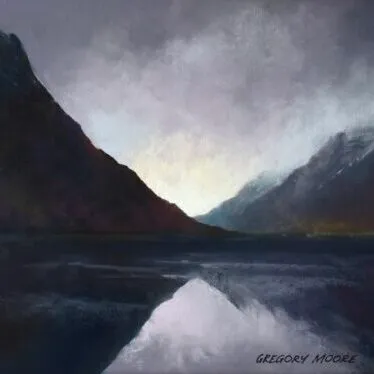 Gregory Moore. Fading Light, pastel, 28 x 21 cm