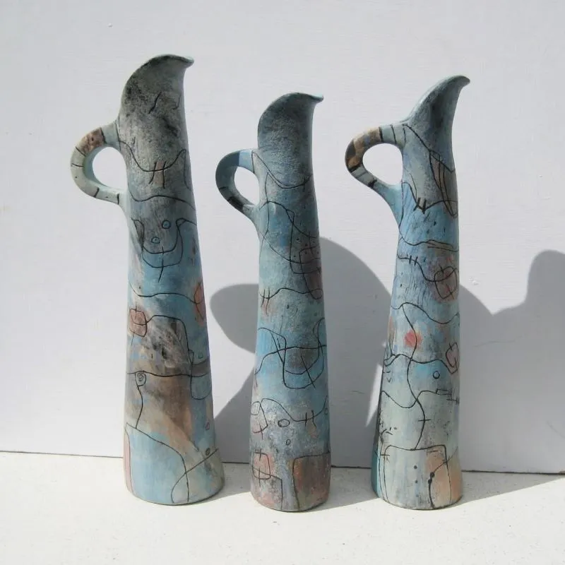 Janie Ramsay. Slender Jugs 23-25 cm