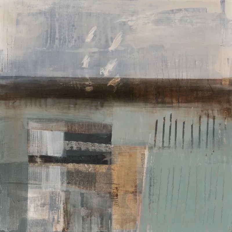 Eleanor Cunningham - Windswept Land 2 - 80x80cm - Mixed Media