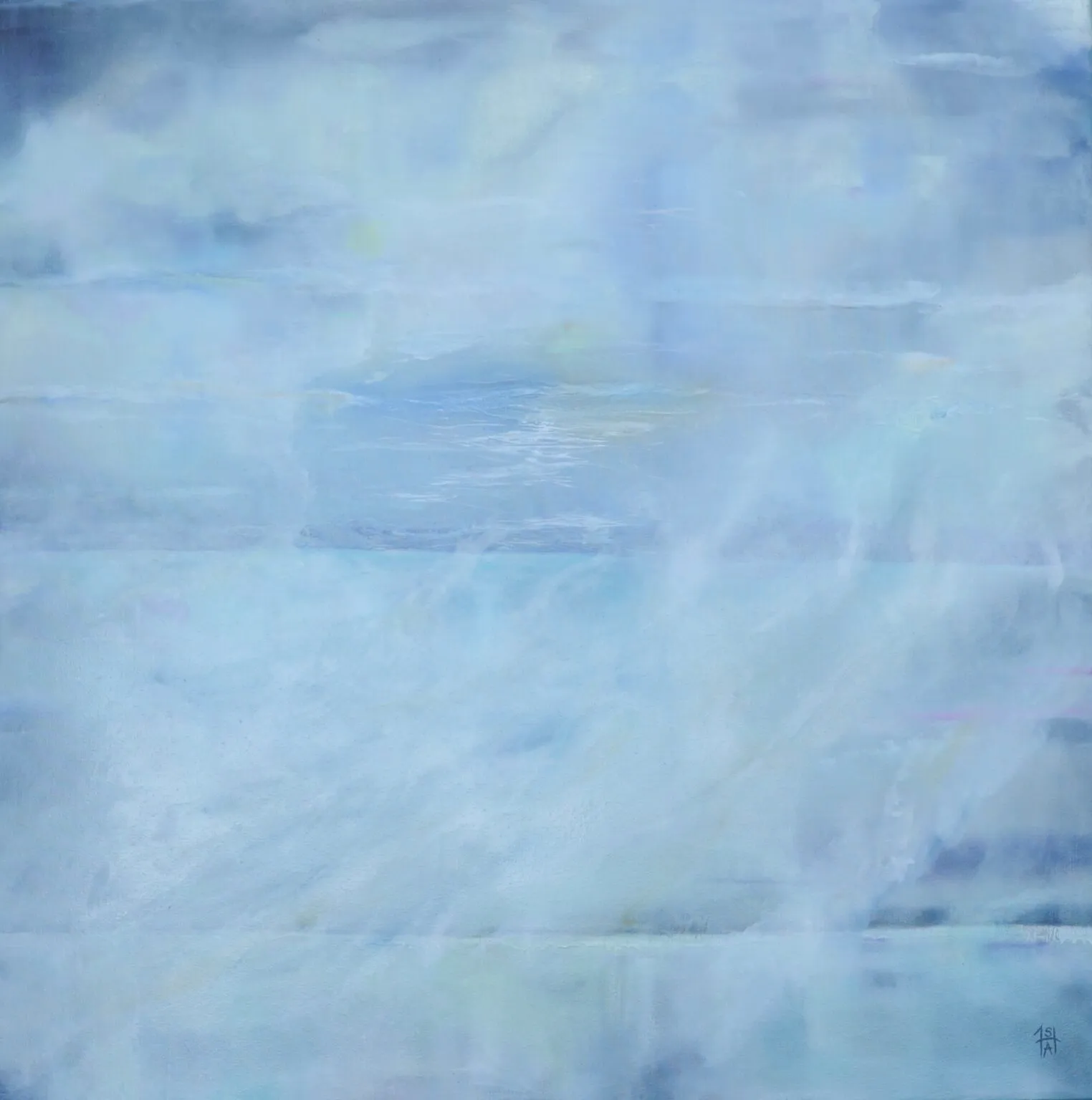 Sheila Anderson-Hardy. oil on canvas,102x102cm