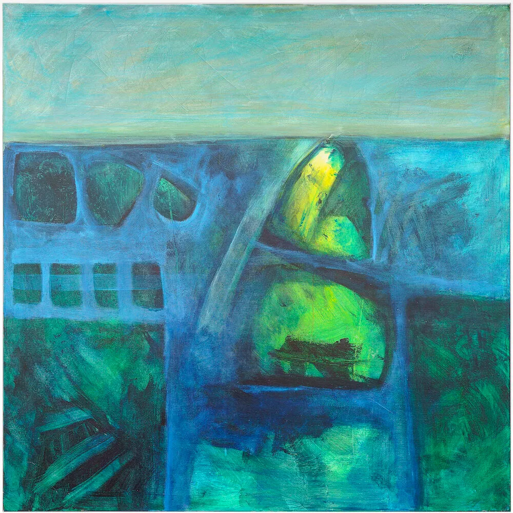 Derek Boak 'Close to the Edge' 90x90cm