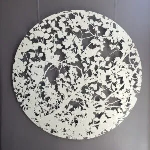 Wildwood; powder-coated steel, 86 cm dia