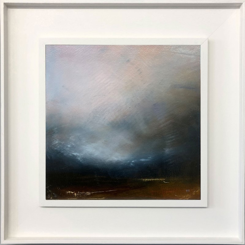 Paula Dunn. Autumn-lights-1-framed-46x46cm
