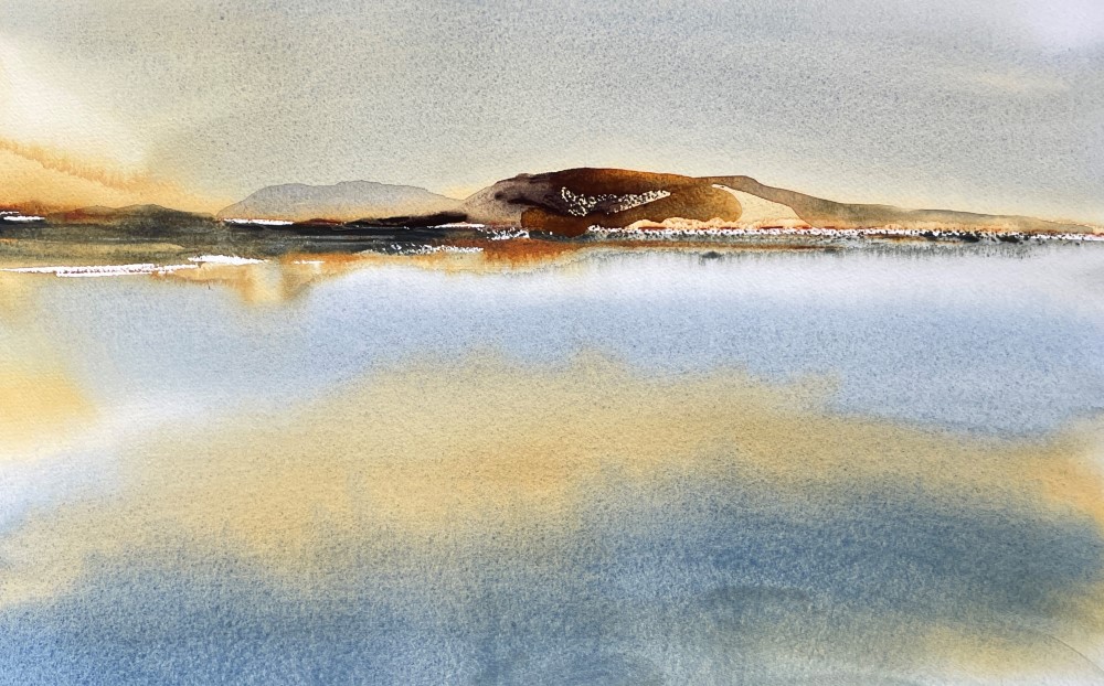 Stephen Redpath.  Shetland dawn 78x 58