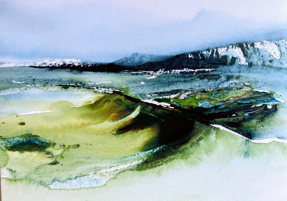 Stephen Redpath.  Iceland 28x38cm