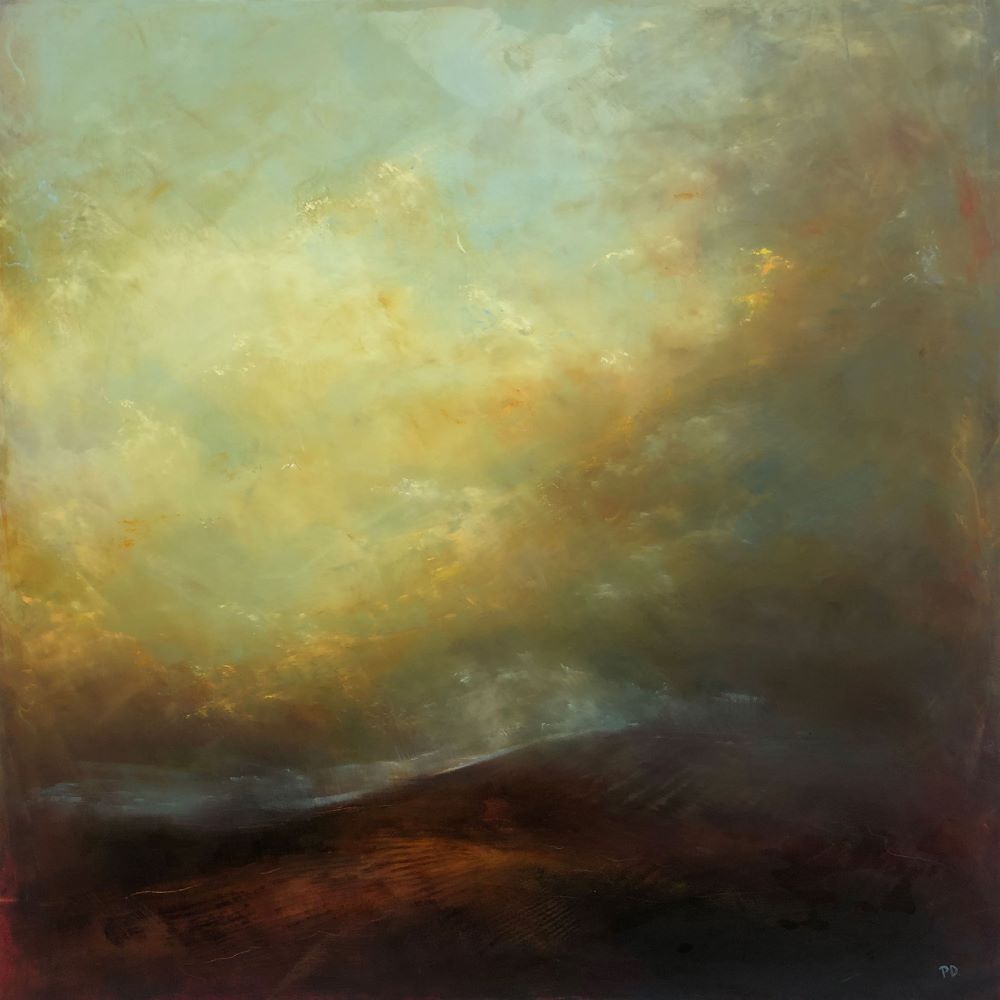 Paula Dunn. ‘Solitude’ 76 x 76 cm